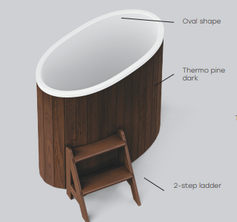 POLARSPA Standart 68 – Eisbad / Cold Tub (1 Person)