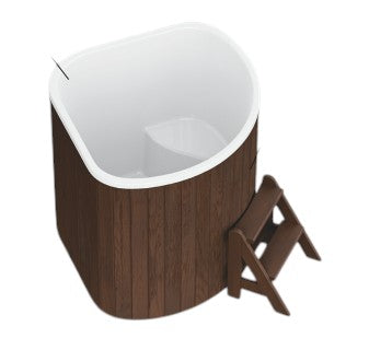 POLARSPA Corner 130 – Eisbad / Cold Tub (Eckmodell, 1 Person)